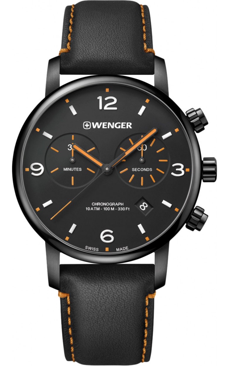 01.1743.114 swiss quartz wrist watches Wenger "Urban Metropolitan" for men  01.1743.114