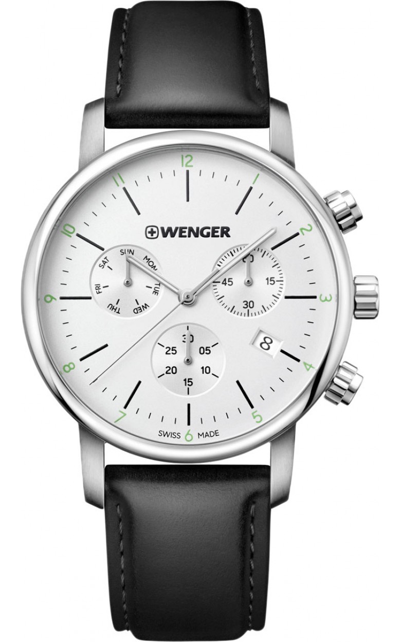 01.1743.118 swiss quartz wrist watches Wenger "Urban Classic" for men  01.1743.118