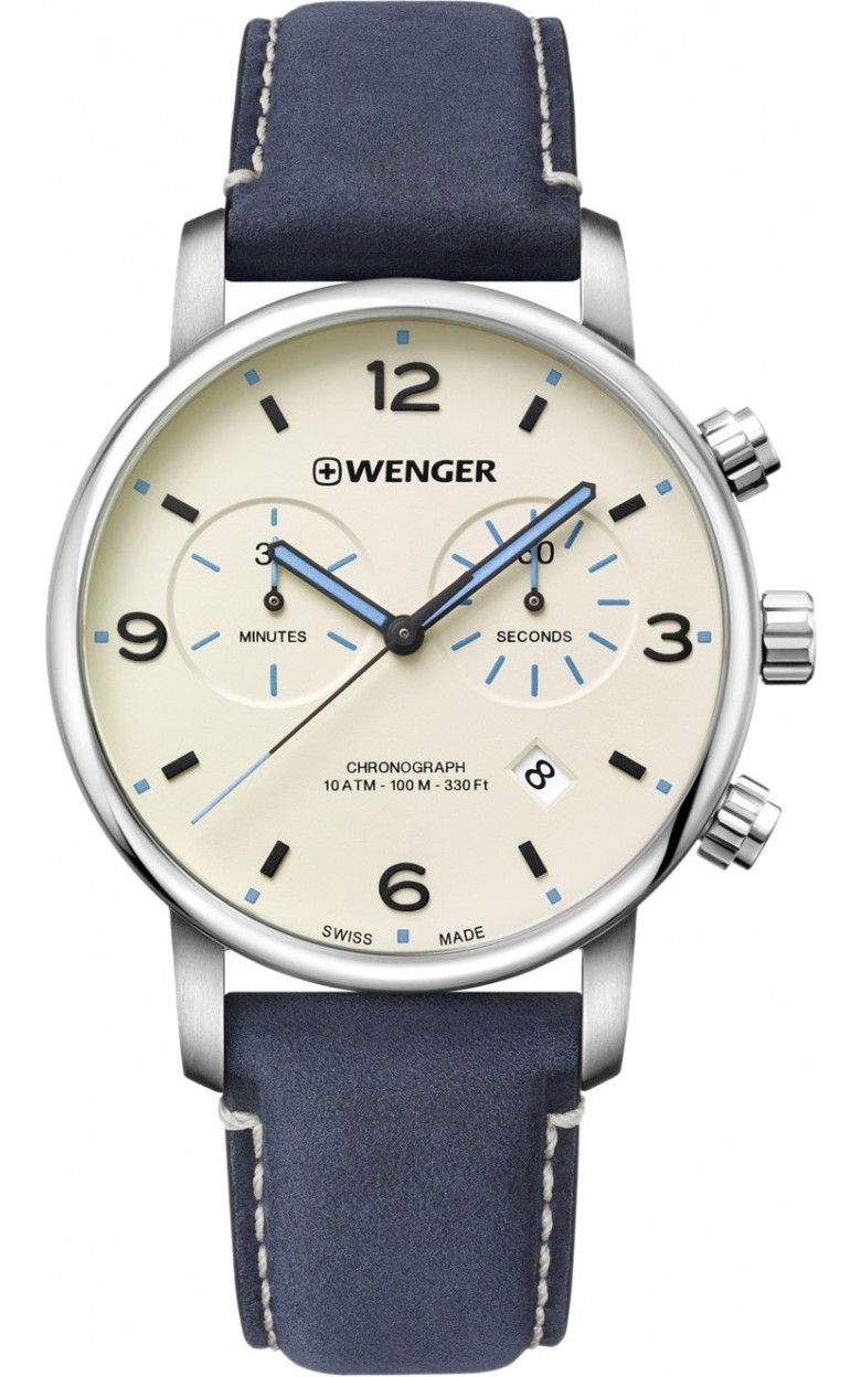 01.1743.119 swiss Men's watch quartz wrist watches Wenger "Urban Classic"  01.1743.119