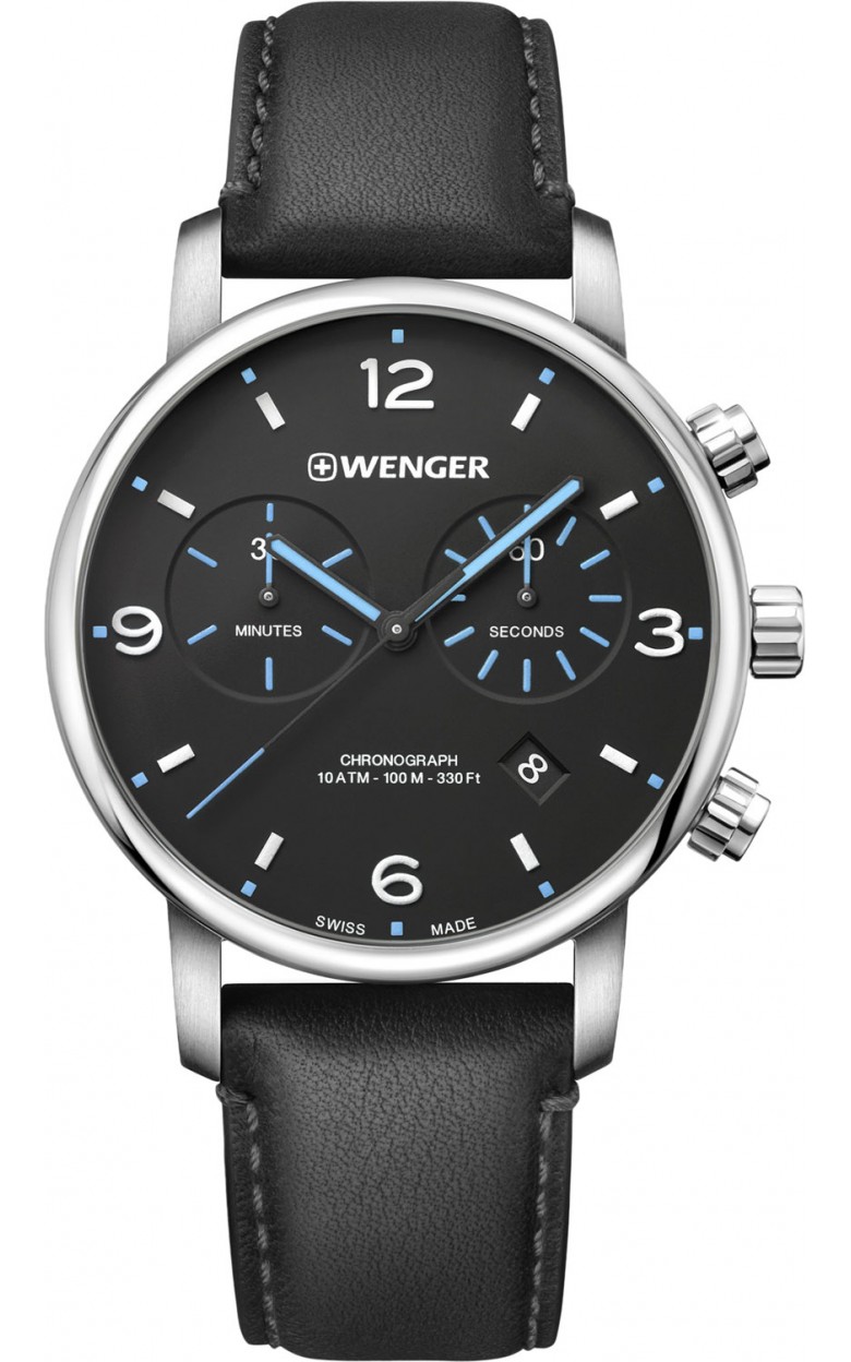 01.1743.120 swiss quartz wrist watches Wenger "Urban Classic" for men  01.1743.120