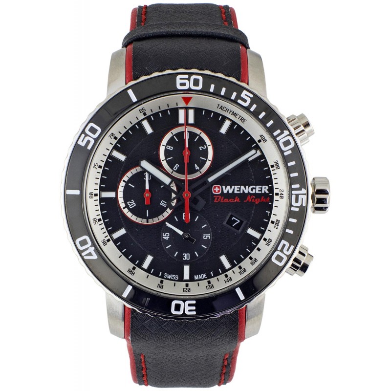 01.1843.109 swiss Men's watch quartz wrist watches Wenger "ROADSTER Chrono"  01.1843.109
