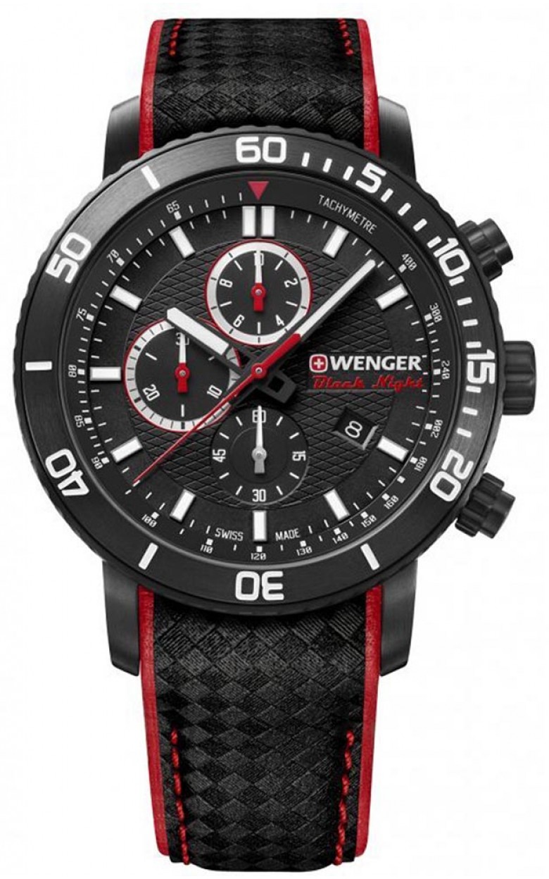 01.1843.109 swiss Men's watch quartz wrist watches Wenger "ROADSTER Chrono"  01.1843.109